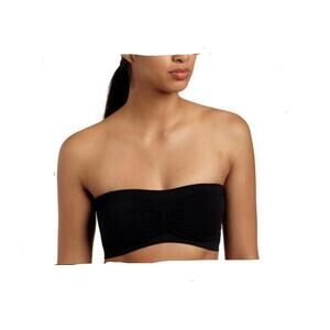 Lingerie Solutions Women Wireless Bandeau Bra Black Size S 4462